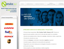 Tablet Screenshot of envios360.com